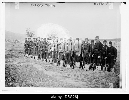 Türkische Truppen (LOC) Stockfoto