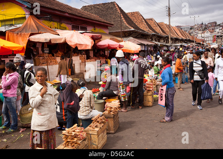 Antananarivo, Madagaskar Marktstände Analakely Stockfoto