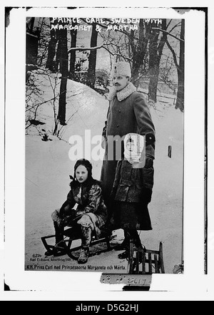 Prinz Carl, Schweden mit Margaret & Martha (LOC) Stockfoto