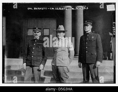 Kol. Barnett - Oberst LeJeune - Oberst Powers (LOC) Stockfoto