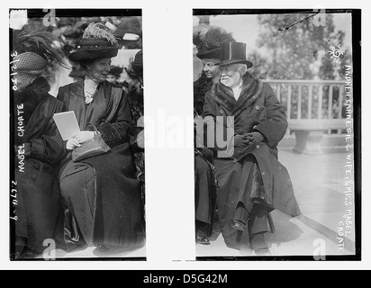 Andrew Carnegie und Frau und Mabel Choate (LOC) Stockfoto