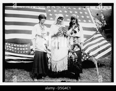 Virginia Pritchard, Sue Spiller, Gertrude Watson (LOC) Stockfoto