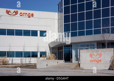 Ornge Kopf Büroeingang, Mississauga, Ontario Stockfoto