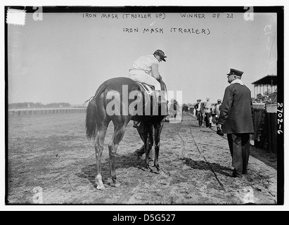 Eiserne Maske (Troxler oben), Gewinner des 2d (LOC) Stockfoto