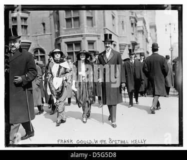 Gould, Frank, Frau und Ethel Kelly (LOC) Stockfoto