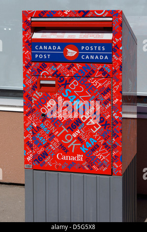 Canada Post Briefkasten, Briefkasten Stockfoto