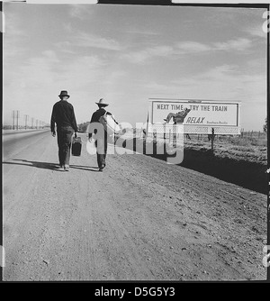 In Richtung Los Angeles, Kalifornien (LOC) Stockfoto