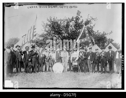 Unter blau und grau - Gettysburg (LOC) Stockfoto