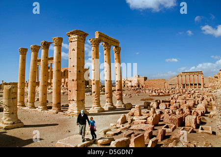 Tempel des Bel 2 Cent Römermuseum Palmyra Syrien Stockfoto