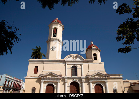 die Kathedrale Cathedral De La Purisma Concepción in Cienfuegos, Kuba, Karibik Stockfoto