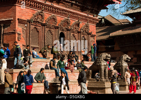 Shiva Parvati-Tempel, Durbar Square, kathmandu Stockfoto