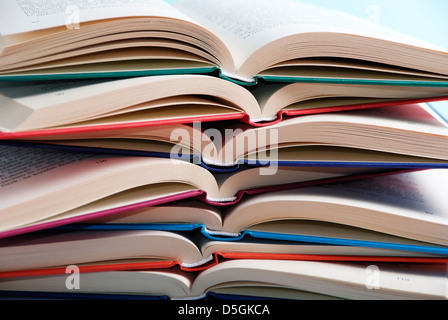 Stapel von Büchern Stockfoto