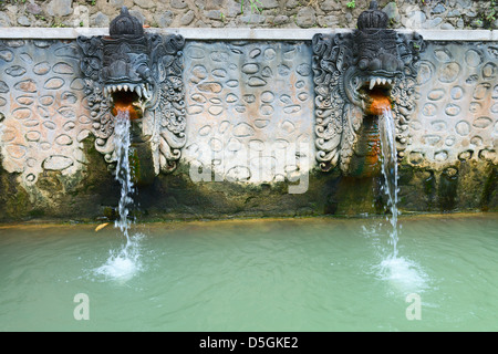 Termal Banjar Tega heiße Frühlinge, Nord Bali, Indonesien Stockfoto