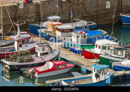 Portnockie Hafen, Buchan Stockfoto