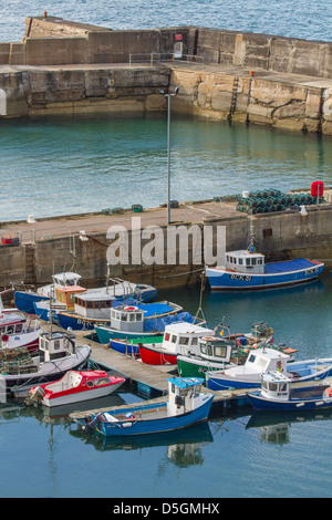 Portnockie Hafen, Buchan Stockfoto