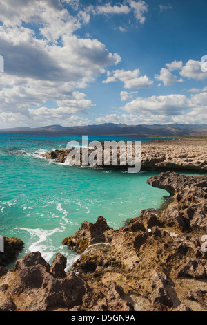 Kuba, Provinz Sancti Spiritus, Trinidad, Playa Ancon Strand, Meer Bucht Stockfoto