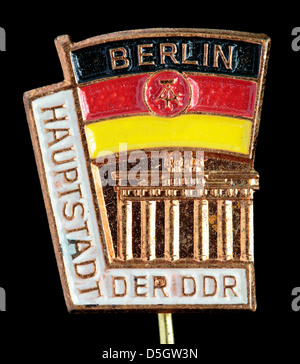 Berlin, Pin Abzeichen, DDR, DDR Stockfoto