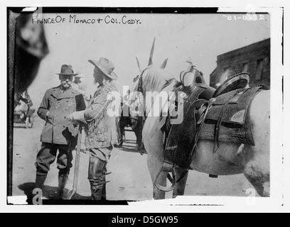 Prinz von Monaco & Colonel Cody (LOC) Stockfoto