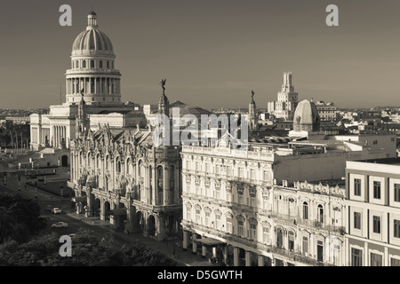 Kuba, Havanna, Havanna Vieja, das Capitolio Nacional, dawn Stockfoto