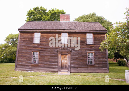 Geburtsort von John Adams der 2. Präsident revolutionären Kriegsheld Adams nationaler historischer Park Braintree Quincy Ma. USA Stockfoto