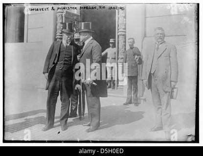 Roosevelt & Minister Morgan, Rio Janeiro (LOC) Stockfoto