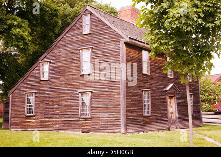 Geburtsort von John Adams der 2. Präsident revolutionären Kriegsheld Adams nationaler historischer Park Braintree Quincy Ma. USA Stockfoto