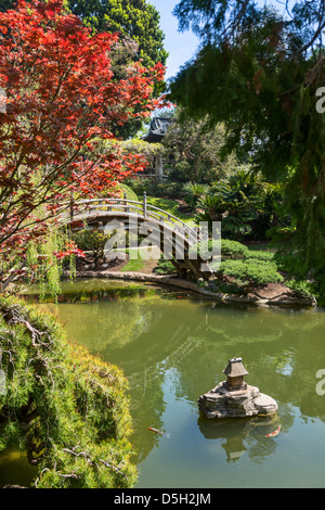 Schönen Frühling Ansicht des japanischen Gartens an der Huntington-Bibliothek und botanischen Gärten. Stockfoto