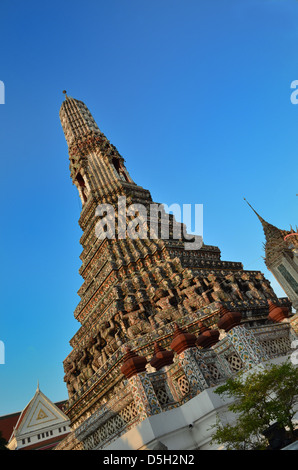 Tempel Wat Arun in der Nähe von Chao Phraya River Bangkok Thailand Stockfoto