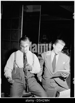 [Porträt von Benny Goodman, 400 Restaurant, New York, N.Y., ca. Juli 1946] (LOC) Stockfoto