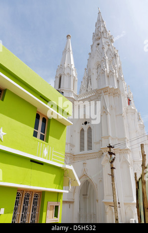 Kirche unserer lieben Frau von Lösegeld in Kanyakumari Süd-Indien Stockfoto