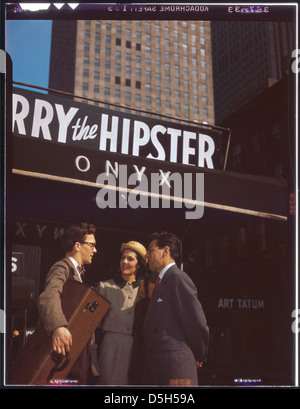 [Porträt von Toots Thielemans, Adele Girard und Joe Marsala, Onyx, New York, N.Y., ca. 1948] (LOC) Stockfoto