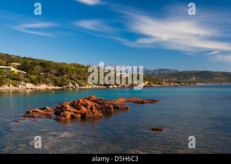 Frankreich, Korsika, Porto Vecchio, Cala Rossa Strand Stockfoto