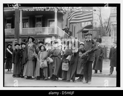 Wahlrecht-Wanderung nach Albany, 01.01.14 (LOC) Stockfoto