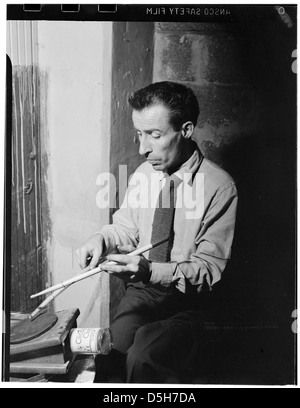 [Porträt von Dave Tough, Eddie Condon (Keller), New York, N.Y., ca. 1946] (LOC) Stockfoto