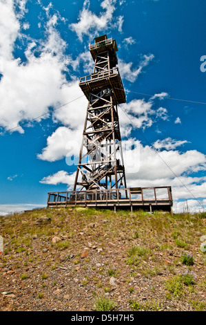 Hut Point Feuer Lookout im Hells Canyon National Recreation Area, Oregon Stockfoto