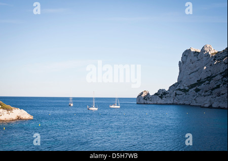 Die Calanques bei Marseille, Frankreich Stockfoto