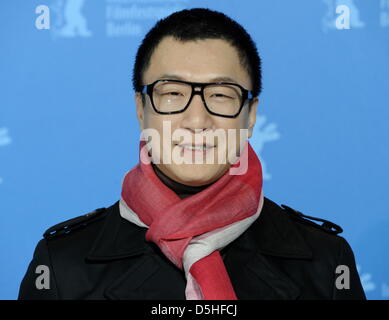 Chinesischer Schauspieler Sun Honglei besucht ein Foto-Shooting für den Film "A Woman, A Gun and A Noodle Shop" (San Qiang Pai ein Jing Qi) während der 60. Berlinale International Film Festival im Sonntag, 14. Februar 2010 in Berlin. Das Festival läuft bis zum 21. Februar 2010. "Woman, A Gun und A Noodle Shop" nimmt Teil am Festival Wettbewerb. Foto: Tim Brakemeier Stockfoto