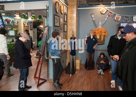 Samuel Adams Bier-tour Stockfoto