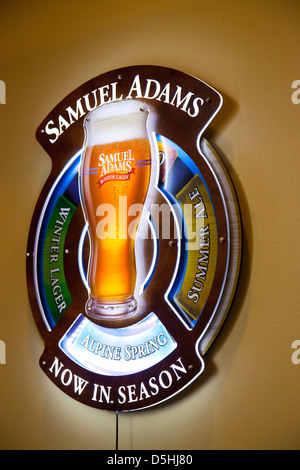 Samuel Adams Bier-tour Stockfoto