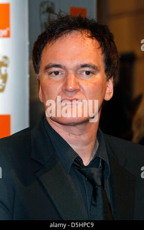 US-Regisseur Quentin Tarantino für die 2010 kommt statt Orange British Academy Film Awards (BAFTA) am Royal Opera House in London, Vereinigtes Königreich, 21. Februar 2010. Die BAFTAs sind die größte und renommierteste britischen Film Awards ehren sowohl britische als auch internationale filmisches Talent. Foto: Hubert Boesl Stockfoto