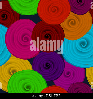 Art-Deco-nahtlose floralen Musterdesign Stockfoto