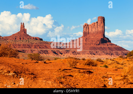 Die einzigartige Landschaft des Monument Valley, Utah, USA. Stockfoto