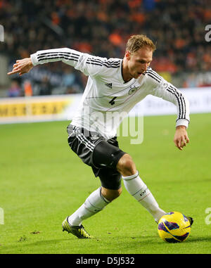 Der Deutsche Spieler Benedikt Höwedes am 14.11.2012 Studienabschnitte des Länderspiels Zwischen Den Niederlande Und Deutschland. Foto: Roland Weihrauch/dpa Stockfoto