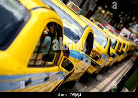 Taxi-Madeira Stockfoto