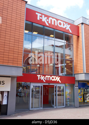 T.K.Maxx Shop Stockfoto