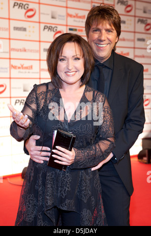 Ute Freudenberg und Christian Lais bei Lea Live Entertainment Awards at Festhalle. Frankfurt, Deutschland - 05.04.2011. Stockfoto