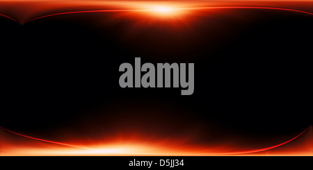 Abstrakte feurigen Hintergrund mit geschwungenen Linien. Abbildung Stockfoto