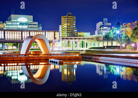 Hiroshima Peace Memorial Park in Hiroshima, Japan. Stockfoto