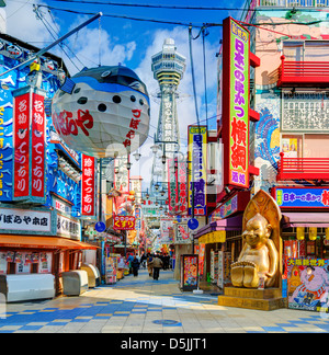 Shinsekai, Osaka, Japan Stockfoto