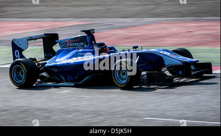 Silverstone, Northamptonshire, UK. 3. April 2013. 2013 GP3 Serie letzten Vorsaison Test-Tag 1 #9 Eric Lichtenstein (ARG) - Carlin. Bildnachweis: Aktion Plus Sportbilder / Alamy Live News Stockfoto